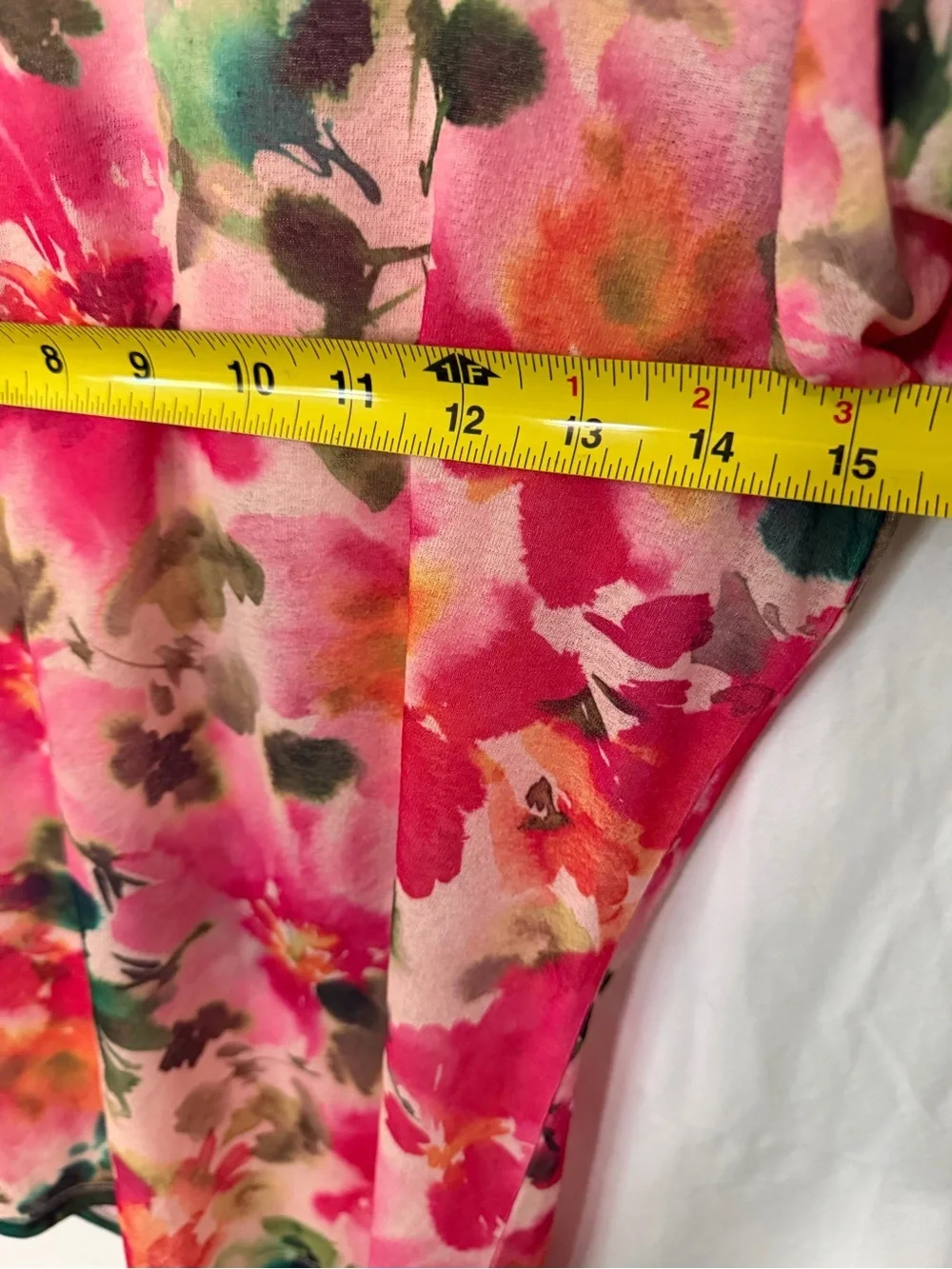 J. Crew Pink Floral Watercolor Long-Sleeve Top nwot